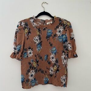 Tamara H. Women’s Floral Shirred Top